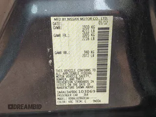 2013 Nissan Altima SV with VIN 1N4AL3AP8DC103069, listed as a IAAI auction lot 41934574 with 222,875 mi miles and . Bid and sale history available at carsss.com. Image 9.