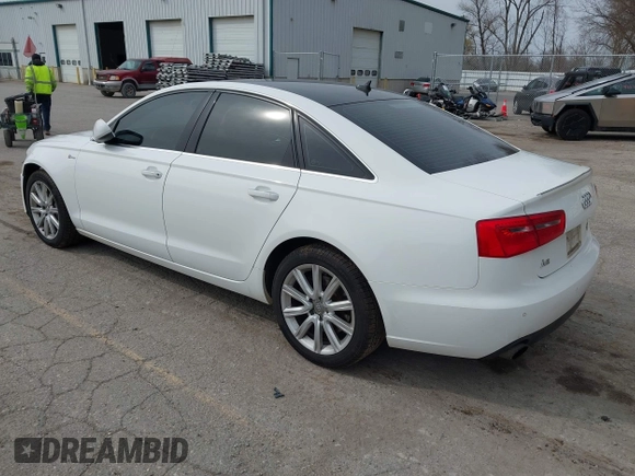 2013 Audi A6 Premium Plus z VIN WAUGGAFC3DN081065, wystawiony jako IAAI lot #41931342 z przebiegiem 136 570 mil mil oraz . Historia ofert i sprzedaży dostępna na DreamBid. Obrazek 3.