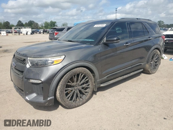 2020 Ford Explorer Platinum with VIN 1FM5K8HC5LGA34794, listed as a Copart auction lot 51812355 with Not provided miles and Salvage title. Bid and sale history available at DreamBid. Image 1.
