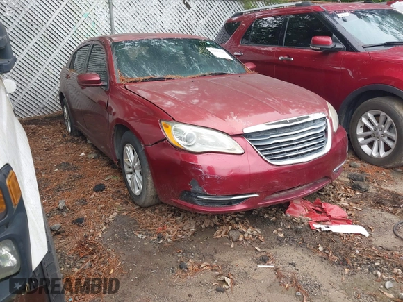 2014 Chrysler 200 LX with VIN 1C3CCBAB7EN214028, listed as a IAAI auction lot 42225534 with 140,106 mi miles and . Bid and sale history available at DreamBid. Image 1.