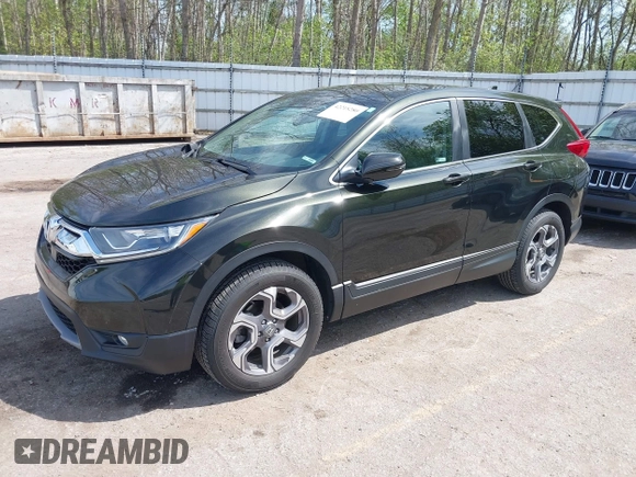 2018 Honda CR-V EX-L z VIN 7FARW2H82JE021578, wystawiony jako IAAI lot #42215280 z przebiegiem 82 571 mil mil oraz . Historia ofert i sprzedaży dostępna na DreamBid. Obrazek 2.