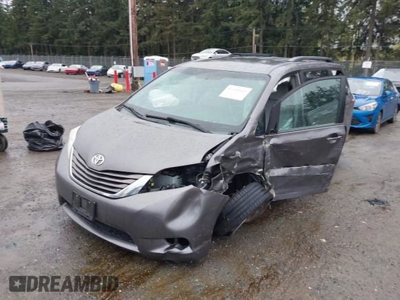 2015 Toyota Sienna LE AAS with VIN 5TDKK3DC3FS635681, listed as a IAAI auction lot 41988400 with 122,669 mi miles and . Bid and sale history available at DreamBid. Image 16.