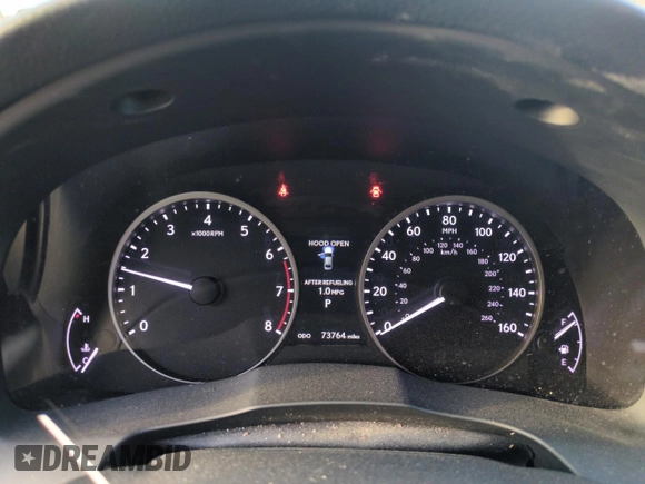 2013 Lexus ES 4dr Sdn with VIN JTHBK1GG1D2032833, listed as a Copart auction lot 49715755 with 73,764 mi miles and Salvage Title. Bid and sale history available at carsss.com. Image 9.