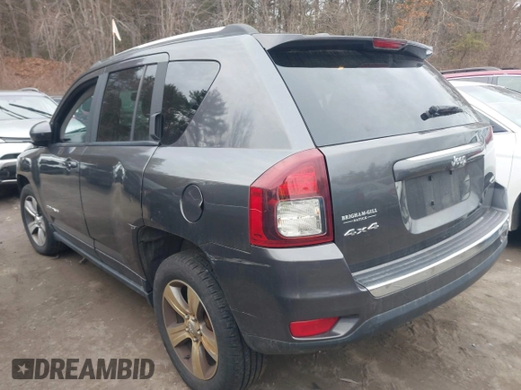 2017 Jeep Compass High Altitude with VIN 1C4NJDEBXHD193802, listed as a IAAI auction lot 41718878 with 123,949 mi miles. Bid and sale history available at carsss.com. Image 3.