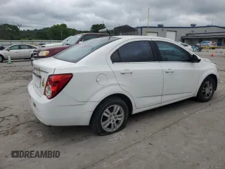 2013 Chevrolet Sonic LT with VIN 1G1JC5SH9D4137246, listed as a Copart auction lot 56001065 with 141,545 mi miles and Clean Title. Bid and sale history available at DreamBid. Image 3.