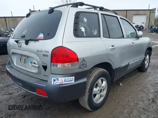2005 Hyundai Santa Fe GLS with VIN KM8SC73E45U878509, listed as a IAAI auction lot 41776048 with 171,478 mi miles. Bid and sale history available at carsss.com. Image 4.