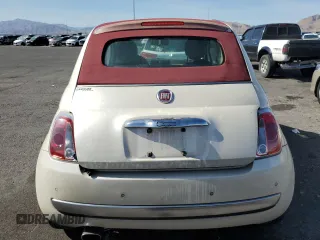 2012 FIAT 500 Gucci with VIN 3C3CFFER9CT174618, listed as a Copart auction lot 52387295 with 119,474 mi miles and Salvage Title. Bid and sale history available at carsss.com. Image 6.