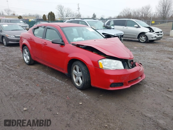 2013 Dodge Avenger with VIN 1C3CDZAB7DN649233, listed as a IAAI auction lot 41555445 with 118,846 mi miles and . Bid and sale history available at DreamBid. Image 1.