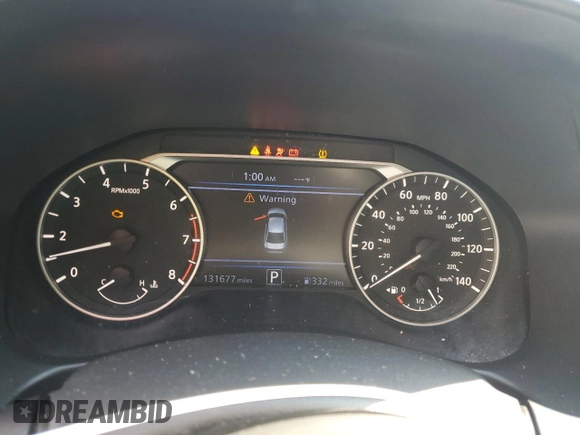 2019 Nissan Altima 2.5 SR with VIN 1N4BL4CVXKC171411, listed as a Copart auction lot 46815405 with 131,677 mi miles and Salvage Title. Bid and sale history available at carsss.com. Image 9.