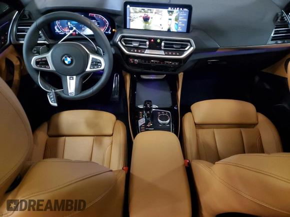 2025 BMW X4 xDrive30i z VIN 5UX33DT09S9Z17216, wystawiony jako Copart lot #55650105 z przebiegiem 1 214 mil mil oraz Szkoda całkowita • Salvage title. Historia ofert i sprzedaży dostępna na DreamBid. Obrazek 8.