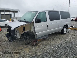 2011 Ford Econoline Passenger XL with VIN 1FBNE3BL7BDA61314, listed as a Copart auction lot 49415265 with 128,920 mi miles and Salvage Title. Bid and sale history available at carsss.com. Image 1.