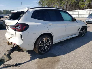 2022 BMW X3 M40i with VIN 5UX83DP08N9J69708, listed as a Copart auction lot 48850515 with 0 mi miles and Salvage Title. Bid and sale history available at carsss.com. Image 3.