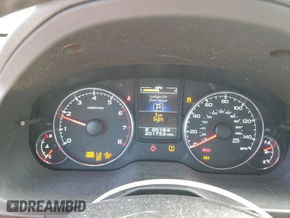 2014 Subaru Legacy with VIN 4S3BMCN64E3033200, listed as a Copart auction lot 53982855 with 201,753 mi miles and Non repairable. Bid and sale history available at DreamBid. Image 9.