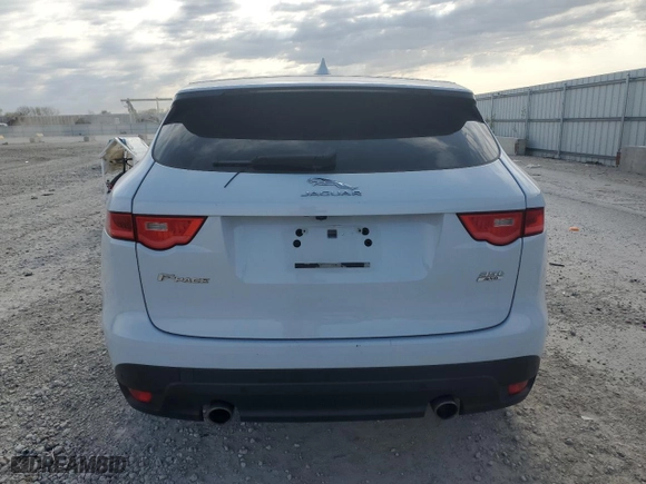 2017 Jaguar F-PACE 35t R-Sport with VIN SADCL2BVXHA047832, listed as a Copart auction lot 50904665 with 128,000 mi miles and Clean Title. Bid and sale history available at carsss.com. Image 6.