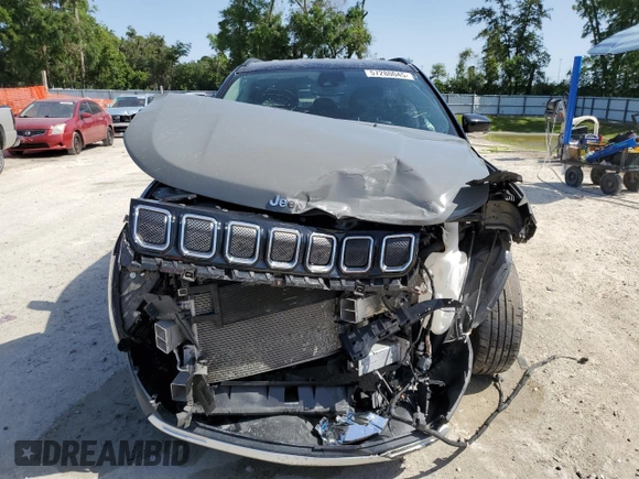 2022 Jeep Compass Limited с VIN 3C4NJDCB9NT146236, выставлен на аукционе Copart как лот 57280045 с пробегом 30 841 миль миль и На запчасти • Non repairable. История ставок и продаж доступна на DreamBid. Изображение 5.