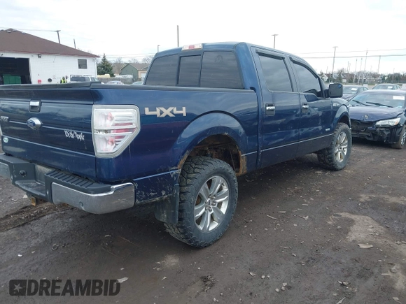 2013 Ford F-150 XL with VIN 1FTFW1ET3DFD31952, listed as a IAAI auction lot 41940875 with 152,723 mi miles. Bid and sale history available at carsss.com. Image 4.