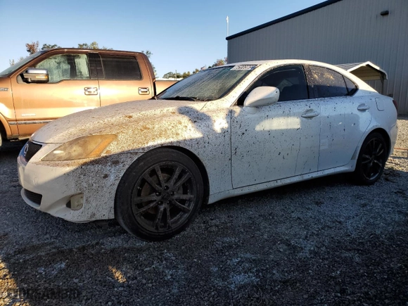 2008 Lexus IS 250 with VIN JTHBK262085060512, listed as a Copart auction lot 75009794 with 244,145 mi miles and Salvage Title. Bid and sale history available at carsss.com. Image 1.