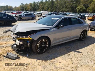 2022 Kia K5 GT-Line with VIN 5XXG64J27NG146714, listed as a Copart auction lot 48609745 with 28,485 mi miles and Salvage Title. Bid and sale history available at carsss.com. Image 1.