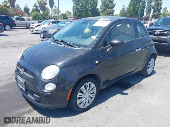 2013 FIAT 500 Pop with VIN 3C3CFFAR0DT741127, listed as a IAAI auction lot 42685322 with 141,061 mi miles and . Bid and sale history available at DreamBid. Image 2.