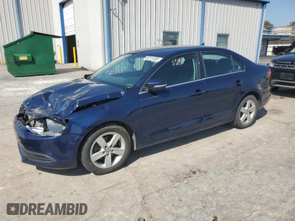 2013 Volkswagen Jetta TDI w/Premium/Nav with VIN 3VWLL7AJ5DM409244, listed as a Copart auction lot 50515365 with 126,168 mi miles and Salvage title. Bid and sale history available at DreamBid. Image 1.