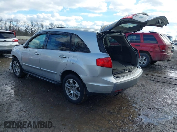 2007 Acura MDX with VIN 2HNYD28287H500383, listed as a IAAI auction lot 41443014 with 97,936 mi miles. Bid and sale history available at carsss.com. Image 3.