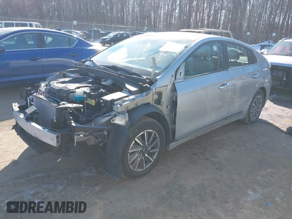 2020 Hyundai Ioniq Limited with VIN KMHC85LJXLU073635, listed as a IAAI auction lot 41371618 with 33,518 mi miles and . Bid and sale history available at DreamBid. Image 18.