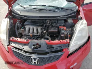 2010 Honda Fit Sport with VIN JHMGE8H47AS002256, listed as a Copart auction lot 48681625 with 0 mi miles and Salvage Title. Bid and sale history available at carsss.com. Image 12.