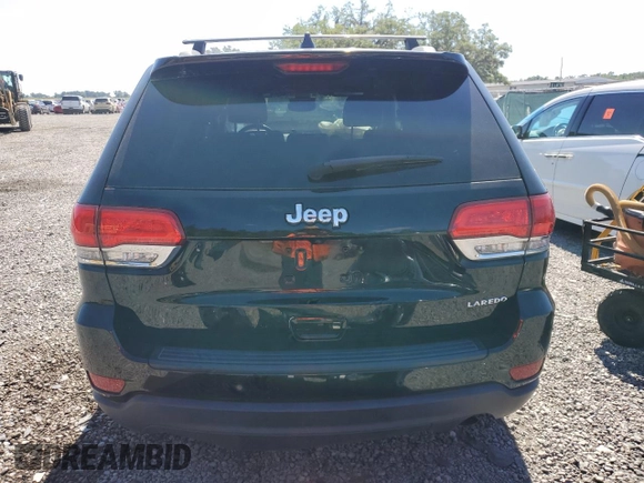 2017 Jeep Grand Cherokee Laredo with VIN 1C4RJEAG9HC780281, listed as a Copart auction lot 50747024 with 100,446 mi miles and Salvage title. Bid and sale history available at DreamBid. Image 6.