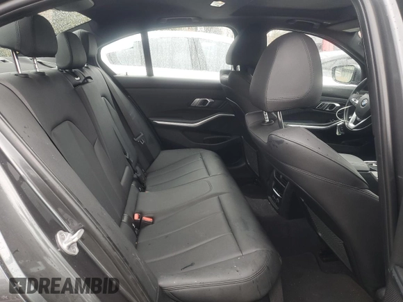 2019 BMW 3 Series 330i xDrive with VIN WBA5R7C52KAJ84461, listed as a Copart auction lot 46566955 with 76,202 mi miles and Salvage Title. Bid and sale history available at carsss.com. Image 10.