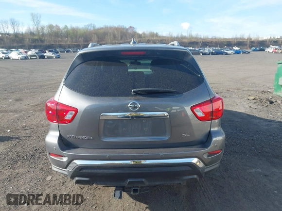 2019 Nissan Pathfinder S with VIN 5N1DR2MN6KC630742, listed as a IAAI auction lot 42081252 with 118,448 mi miles and . Bid and sale history available at DreamBid. Image 16.