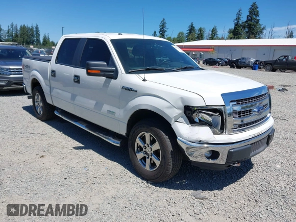 2013 Ford F-150 XL with VIN 1FTFW1ET7DKF53580, listed as a IAAI auction lot 42637967 with 125,998 mi miles and . Bid and sale history available at DreamBid. Image 1.