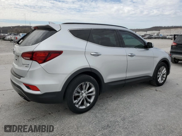 2017 Hyundai Santa Fe 2.0T with VIN 5XYZUDLA3HG413463, listed as a Copart auction lot 50552885 with 195,657 mi miles and Clean title. Bid and sale history available at DreamBid. Image 3.