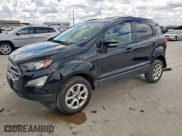 2019 Ford EcoSport SE with VIN MAJ6S3GL0KC259858, listed as a Copart auction lot 56474165 with 56,903 mi miles and Salvage Title. Bid and sale history available at DreamBid. Image 1.