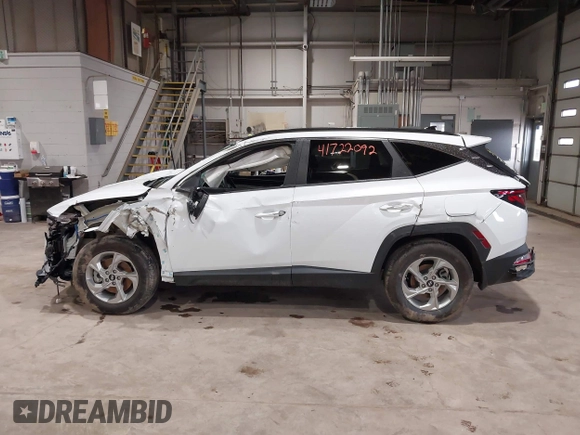 2024 Hyundai Tucson SEL with VIN KM8JB3DE5RU290727, listed as a IAAI auction lot 41722092 with 14,822 mi miles. Bid and sale history available at carsss.com. Image 15.