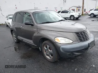 2001 Chrysler PT Cruiser with VIN 3C8FY4BB61T675881, listed as a IAAI auction lot 41953166 with 142,983 mi miles. Bid and sale history available at carsss.com. Image 1.