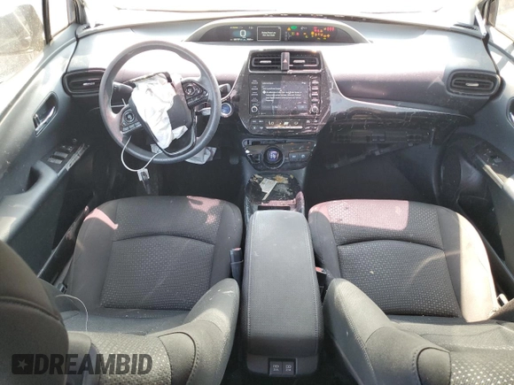2022 Toyota Prius L Eco z VIN JTDKAMFU1N3157291, wystawiony jako Copart lot #58756485 z przebiegiem 69 737 mil mil oraz Szkoda całkowita • Salvage title. Historia ofert i sprzedaży dostępna na DreamBid. Obrazek 8.