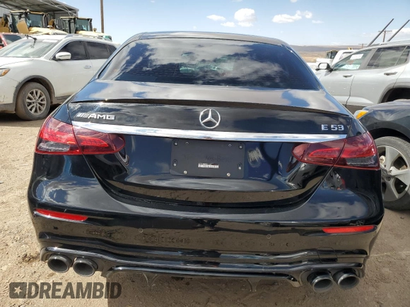 2023 Mercedes-Benz E 53 AMG with VIN W1KZF6BB3PB101562, listed as a Copart auction lot 41483845 with 16,312 mi miles and Salvage Title. Bid and sale history available at DreamBid. Image 6.