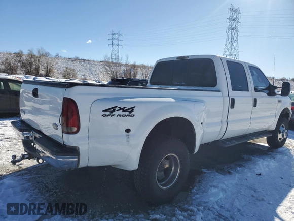 2002 Ford F-350 XL z VIN 1FTWW33F92EB86007, wystawiony jako Copart lot #78809064 z przebiegiem Nie podano mil oraz Szkoda całkowita • Salvage title. Historia ofert i sprzedaży dostępna na DreamBid. Obrazek 3.