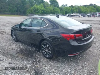 2016 Acura TLX Tech with VIN 19UUB1F58GA001343, listed as a IAAI auction lot 42136135 with 999,999 mi miles. Bid and sale history available at carsss.com. Image 3.