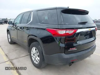 2018 Chevrolet Traverse LS with VIN 1GNERFKW3JJ138537, listed as a IAAI auction lot 42137386 with 119,208 mi miles and . Bid and sale history available at DreamBid. Image 3.