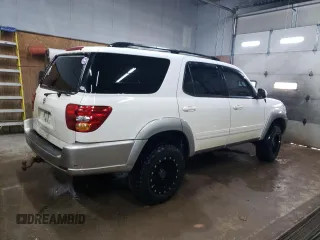 2003 Toyota Sequoia SR5 with VIN 5TDBT44A43S175878, listed as a Copart auction lot 52079195 with 240,208 mi miles and Clean Title. Bid and sale history available at DreamBid. Image 3.