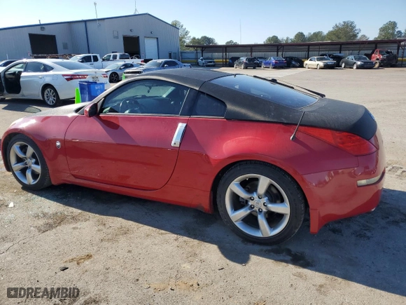 2006 Nissan 350Z with VIN JN1AZ34D76M310742, listed as a Copart auction lot 87121464 with NaN miles and Salvage Title. Bid and sale history available at carsss.com. Image 2.