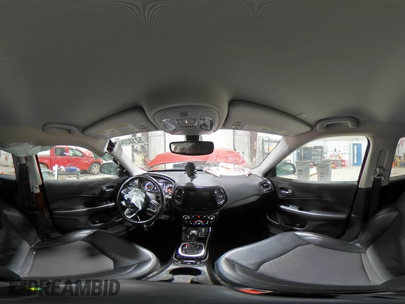 2020 Jeep Compass Latitude with VIN 3C4NJDBB2LT116591, listed as a Copart auction lot 52180045 with 138,531 mi miles and Salvage Title. Bid and sale history available at DreamBid. Image 16.