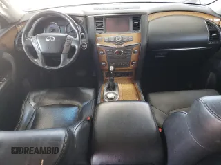 2014 Infiniti QX80 with VIN JN8AZ2NE1E9066087, listed as a Copart auction lot 53046505 with 0 mi miles and Clean Title. Bid and sale history available at carsss.com. Image 8.