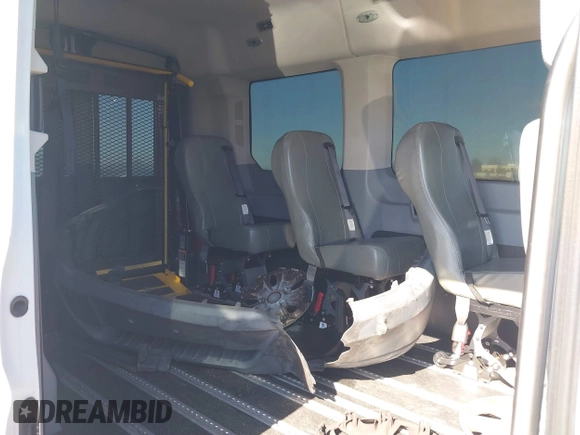 2017 Ford Transit Passenger XL with VIN 1FMZK1CM0HKA90980, listed as a IAAI auction lot 40979539 with 71,813 mi miles and . Bid and sale history available at DreamBid. Image 8.