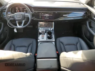 2021 Audi Q8 Premium Plus with VIN WA1BVAF1XMD005456, listed as a Copart auction lot 74460904 with 24,854 mi miles and Salvage Title. Bid and sale history available at carsss.com. Image 8.