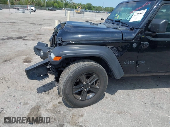 2023 Jeep Wrangler Sport S z VIN 1C4HJXDN6PW587472, wystawiony jako IAAI lot #42329815 z przebiegiem 34 568 mil mil oraz . Historia ofert i sprzedaży dostępna na DreamBid. Obrazek 6.