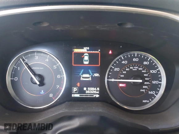 2018 Subaru Crosstrek Limited with VIN JF2GTAMCXJH325503, listed as a IAAI auction lot 42703485 with 36,326 mi miles and . Bid and sale history available at DreamBid. Image 7.