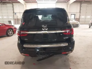 2021 Infiniti QX80 Luxe with VIN JN8AZ2AE8M9272267, listed as a IAAI auction lot 41408983 with 86,188 mi miles and . Bid and sale history available at DreamBid. Image 16.