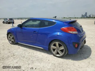 2013 Hyundai Veloster Turbo w/Black Int with VIN KMHTC6AE3DU084133, listed as a Copart auction lot 51455745 with 191,469 mi miles and Salvage Title. Bid and sale history available at carsss.com. Image 2.